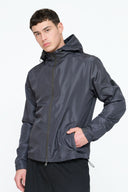 Helme Badge Windbreaker Charcoal