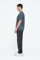 Helme Open Hem Tech Pant Charcoal