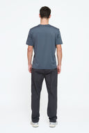 Helme Open Hem Tech Pant Charcoal