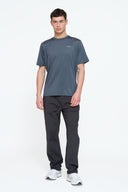 Helme Open Hem Tech Pant Charcoal